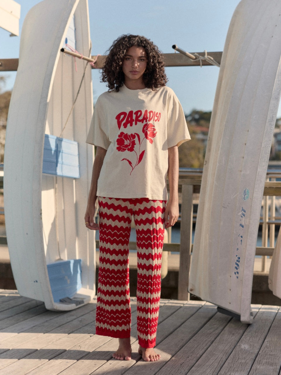 Wave Knit Pant