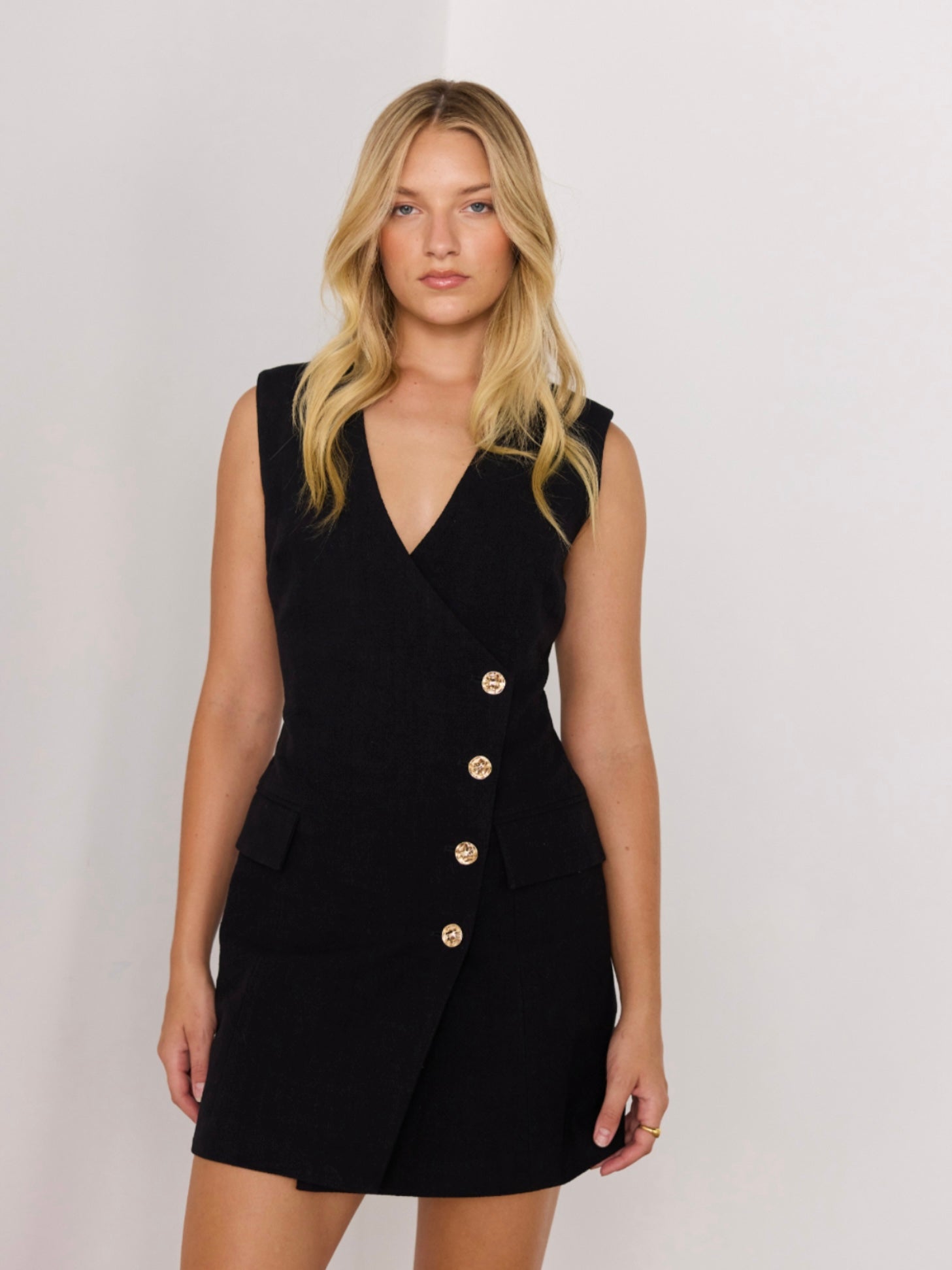 Irena Wrap Mini Dress