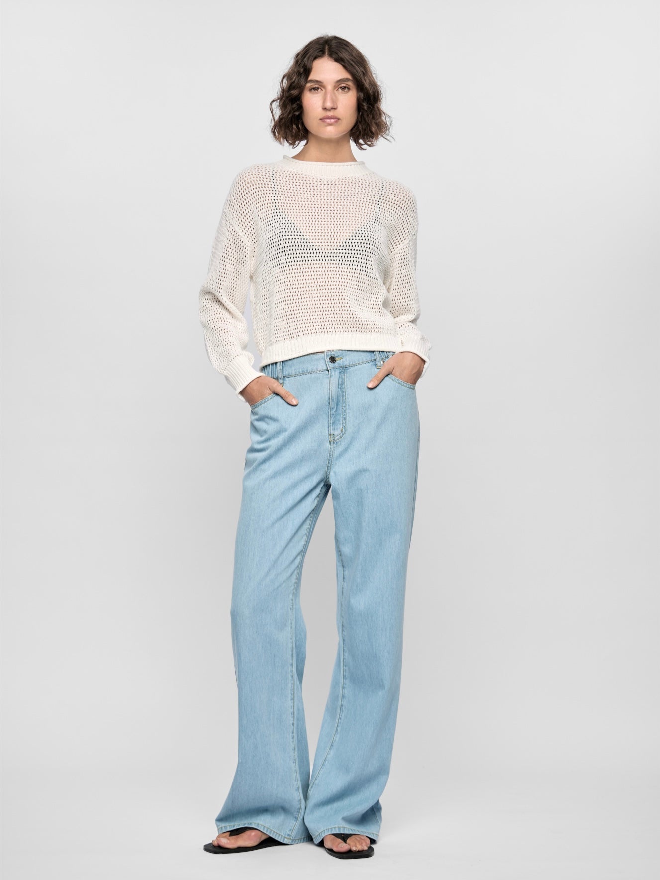 Amelia Chambray Jeans