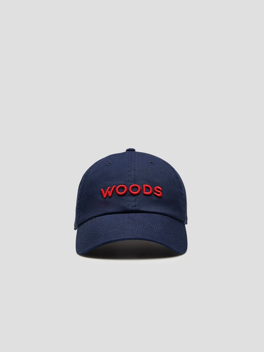 Woods Cap - Red / Navy