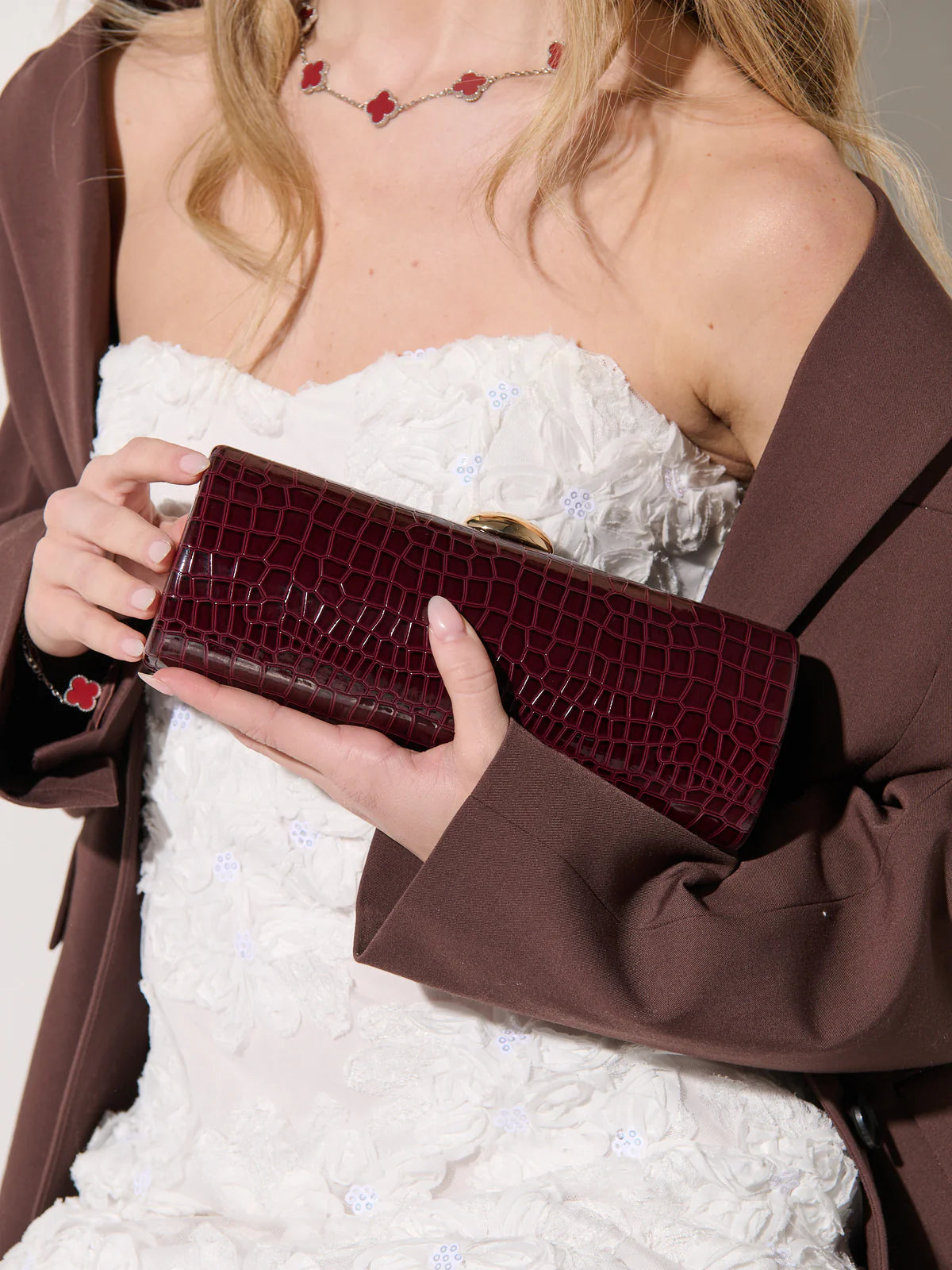 Karina Clutch - Wine