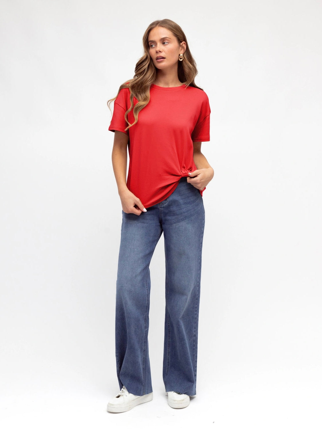 Tuck Tee - Cherry