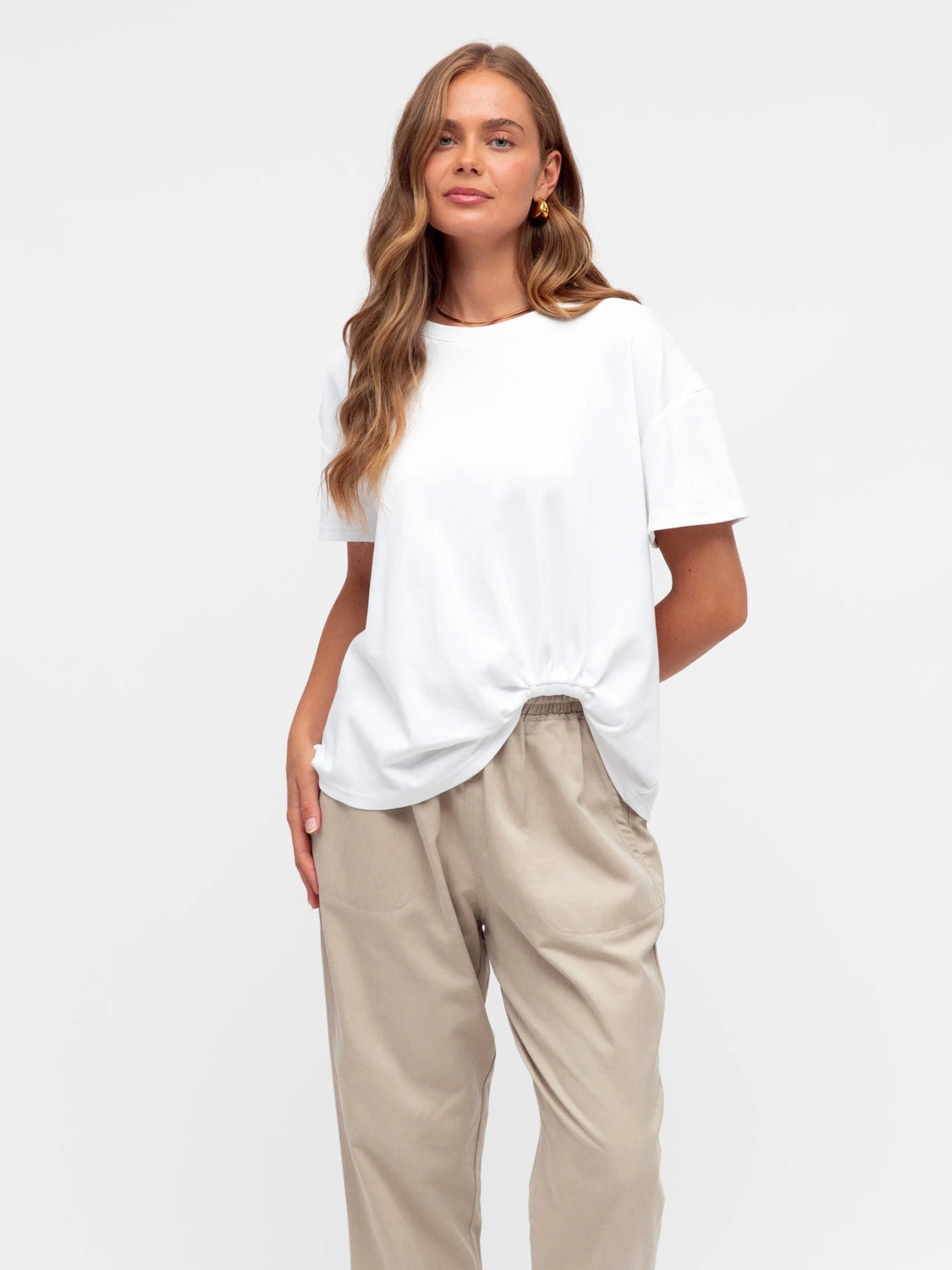 Tuck Tee  - White