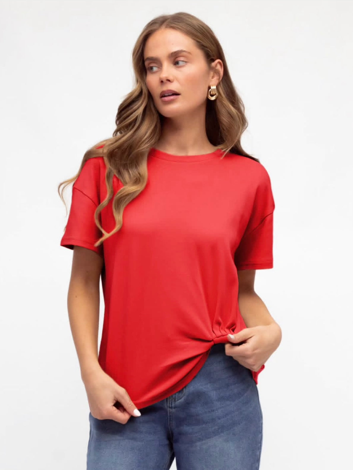 Tuck Tee - Cherry