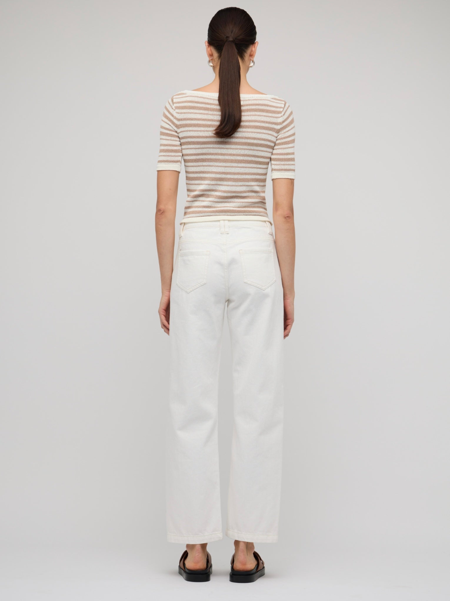 Echo Stripe Knit Tee