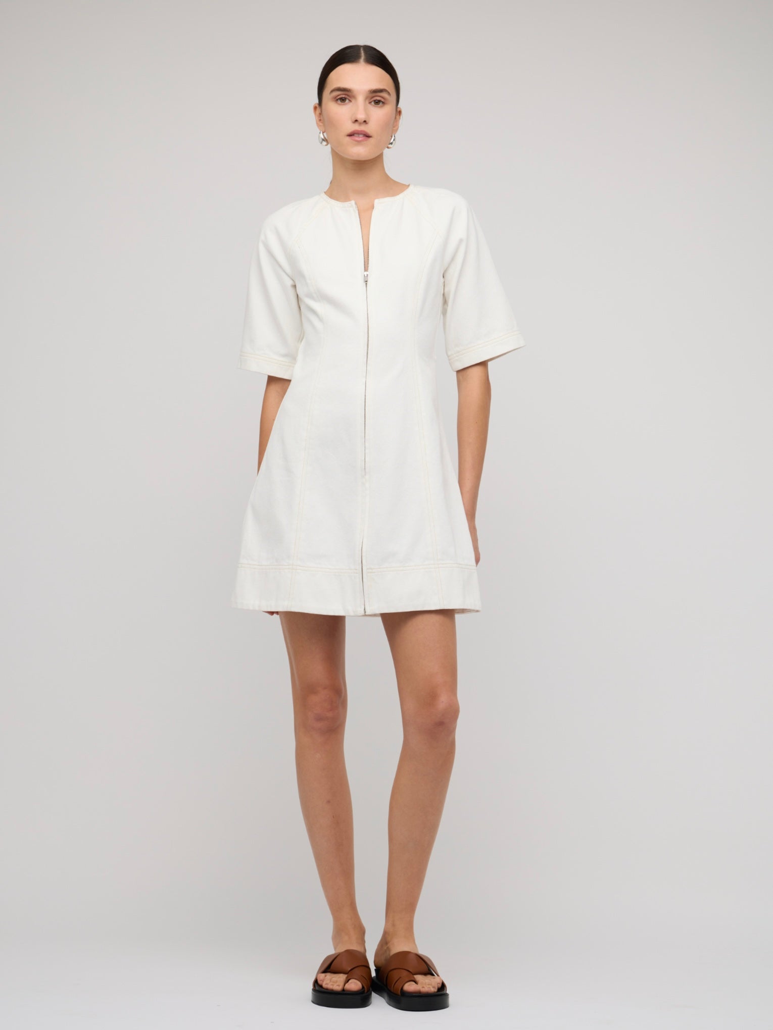 Zenith Denim Mini Dress