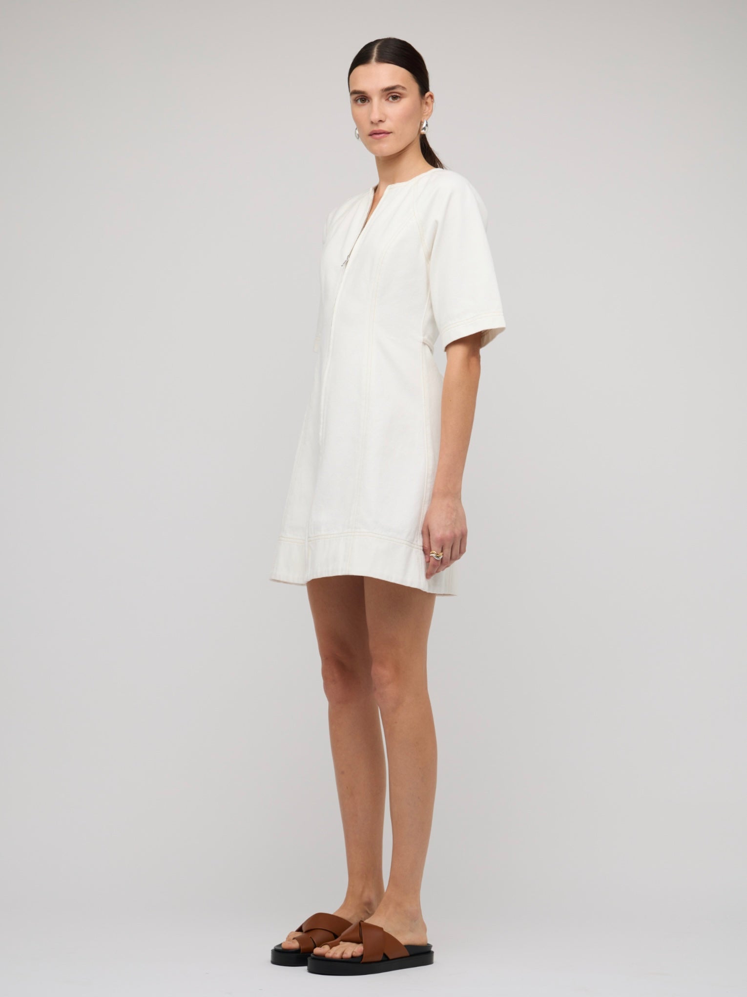 Zenith Denim Mini Dress