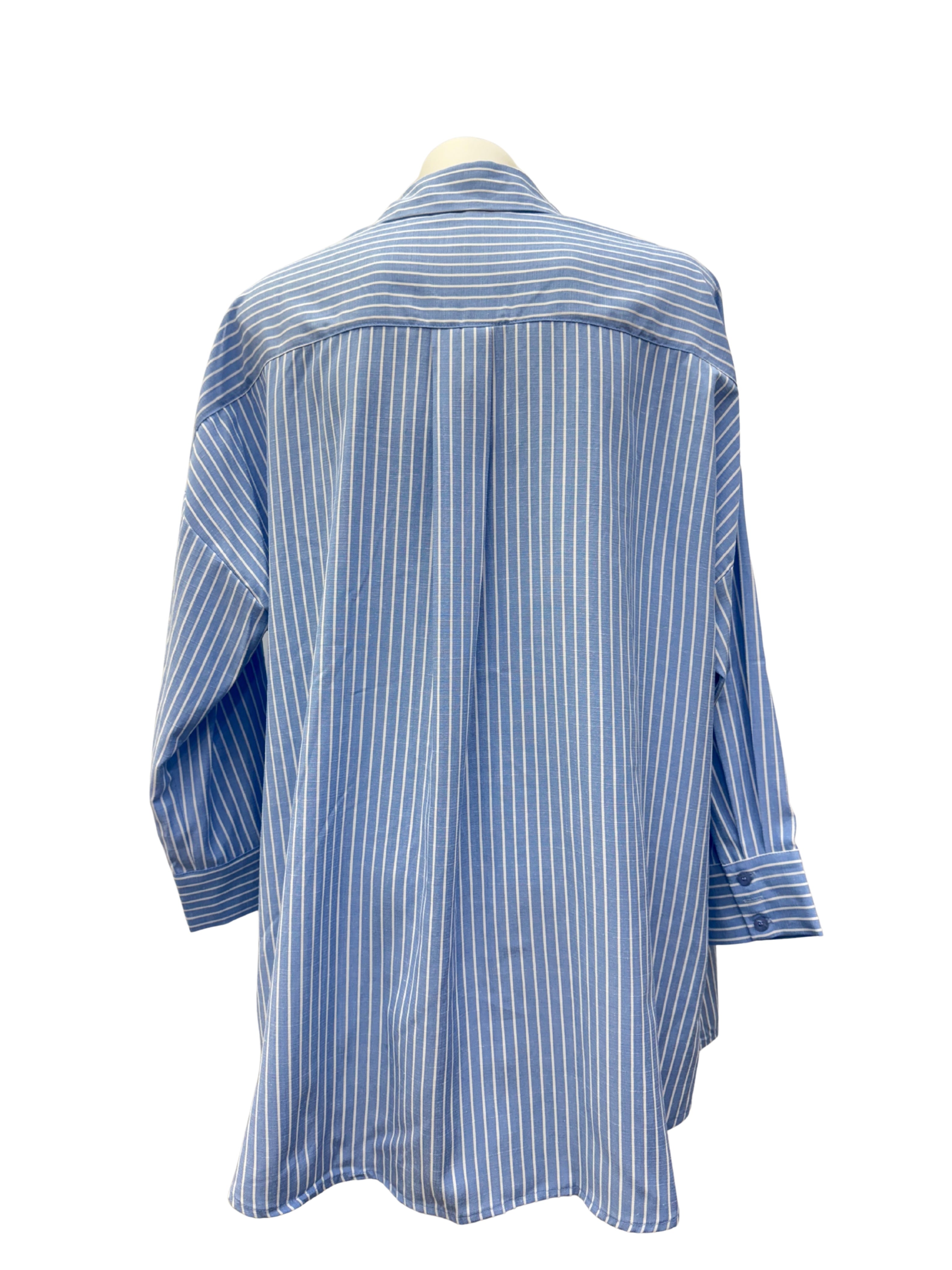 Curtis Stripe Shirt - Chambray