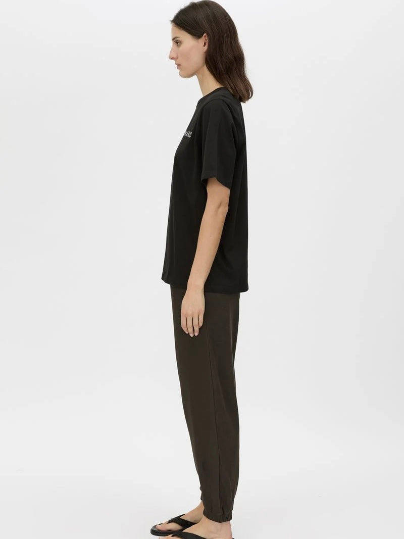 Capella Oversized Logo Tee - Black