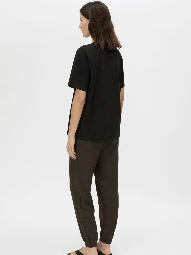 Capella Oversized Logo Tee - Black