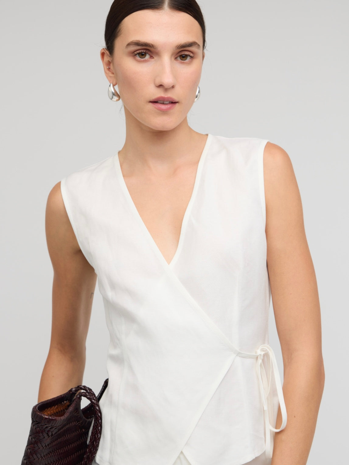Nyla Wrap Top
