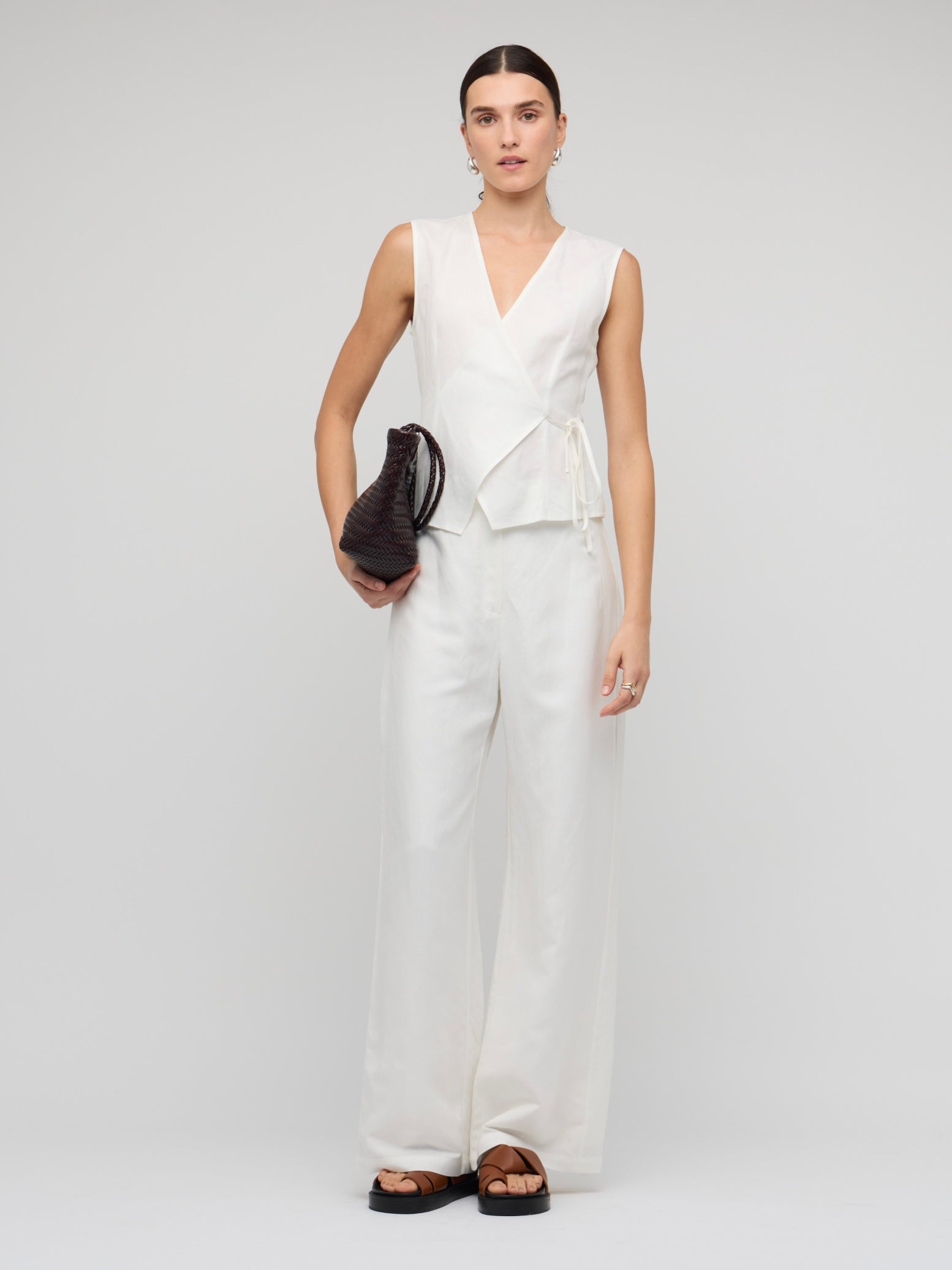 Nyla Wrap Top