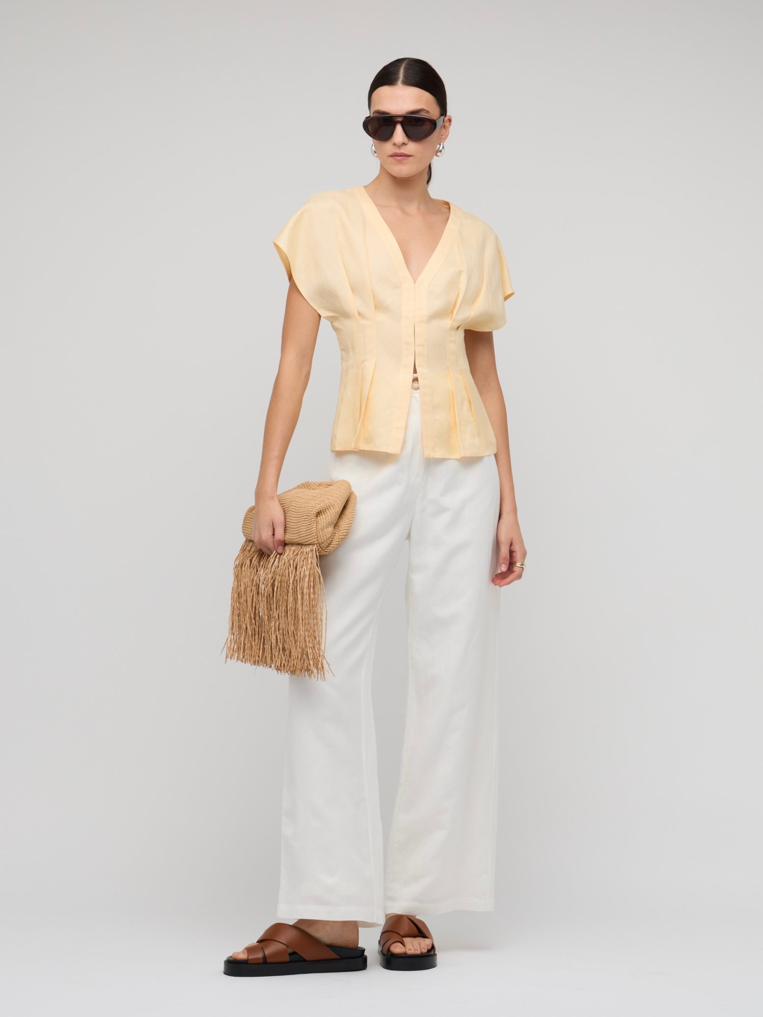 Estelle Pleated Blouse