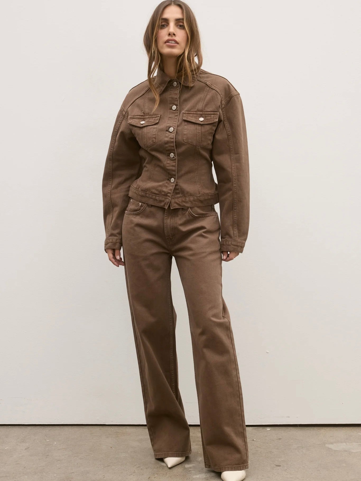 Avery Mid Rise Jean - Chocolate