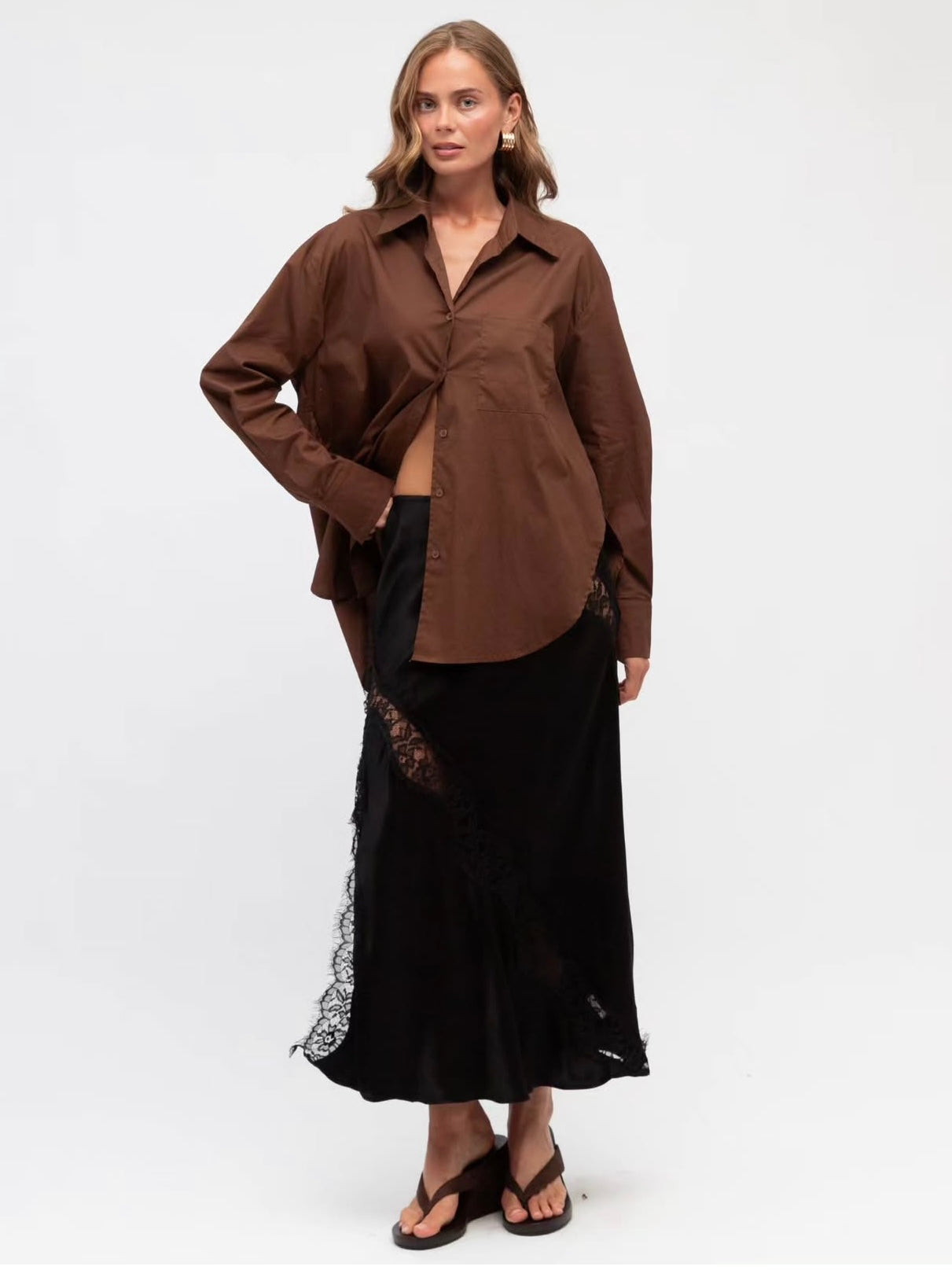 Lacy Oversized Shirt