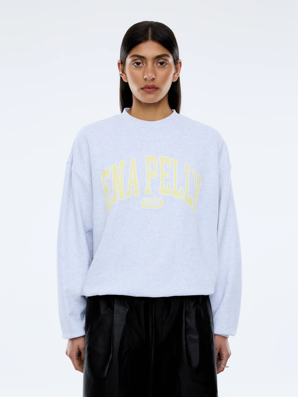 Anniversary Sweatshirt - White Marle