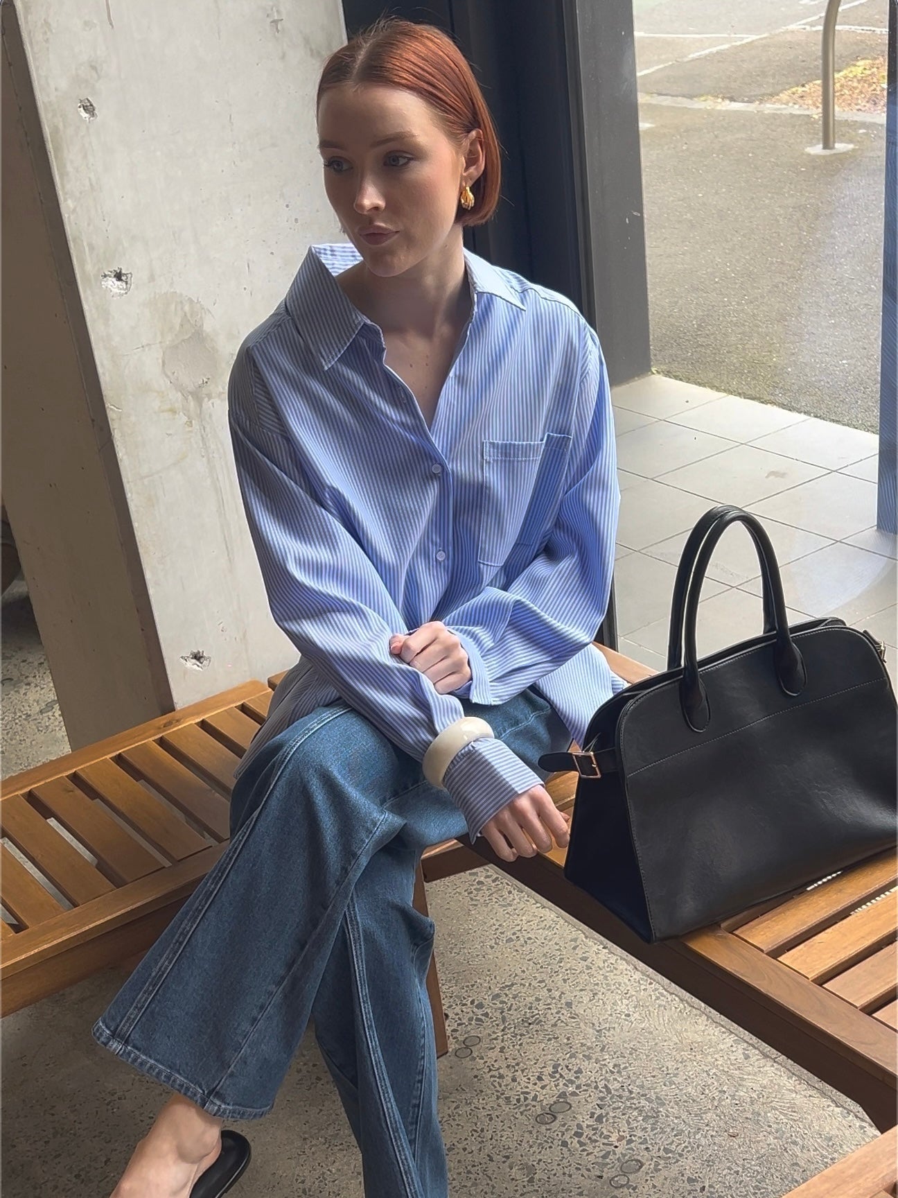 Mika Shirt - Blue Stripe