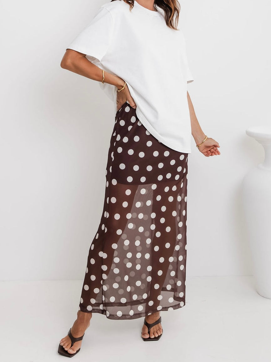 Jaida Spot Skirt