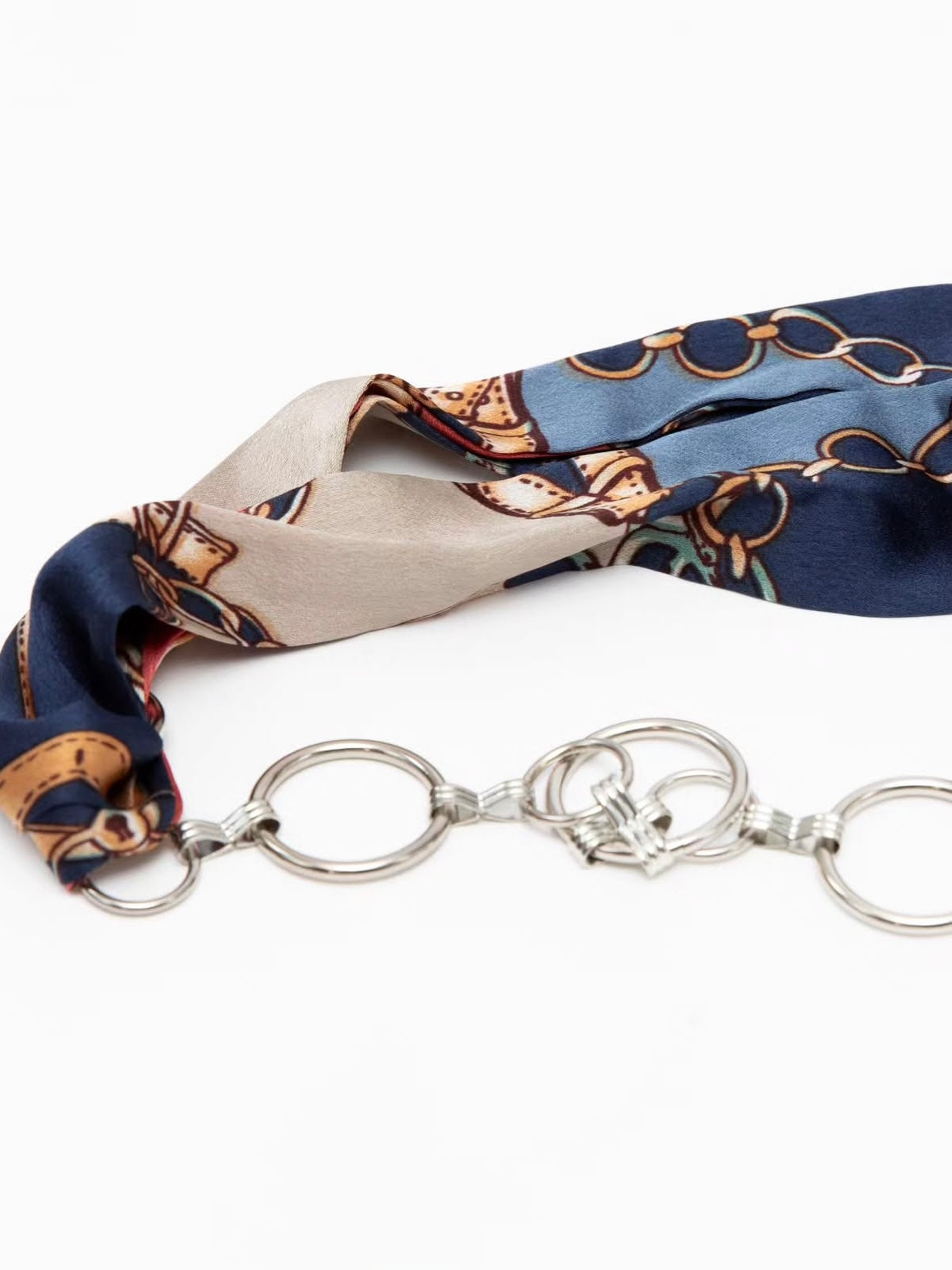 Poppy Chain Belt - Blue