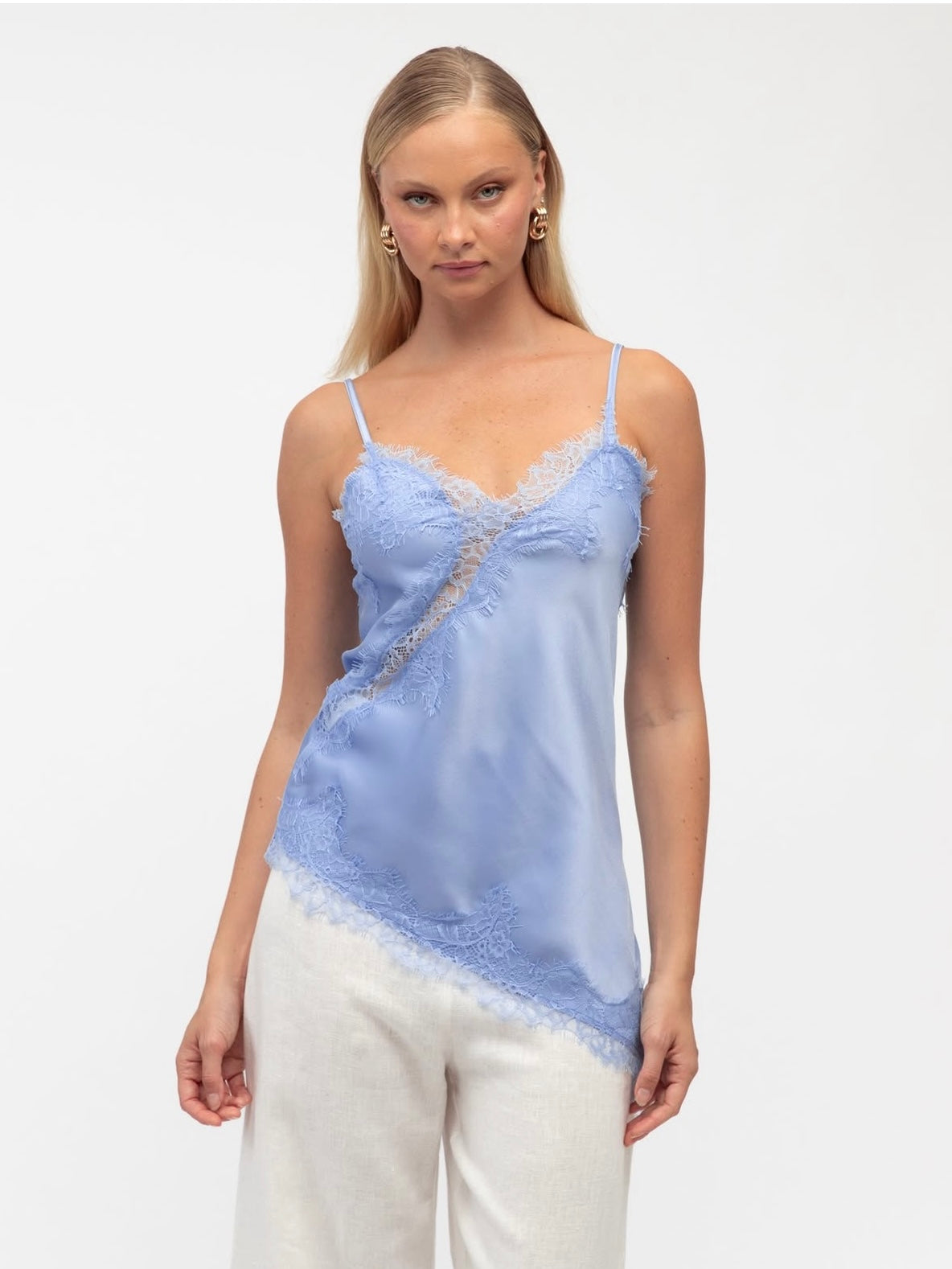 Maggie Lace Cami - Blue