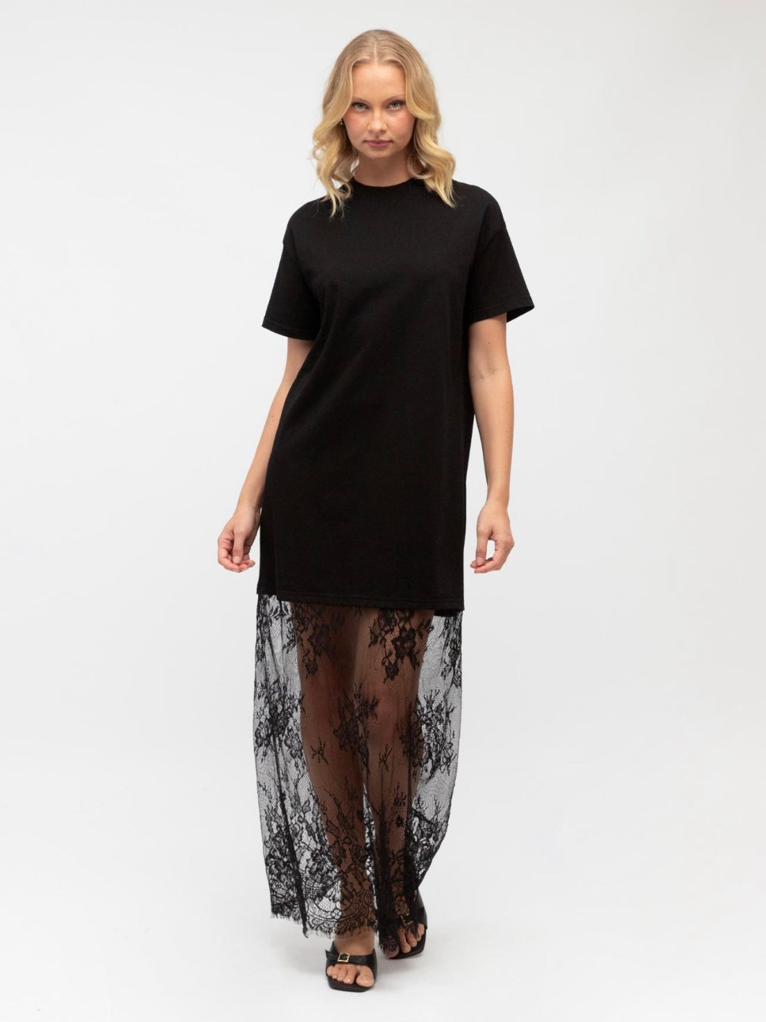 Anika Lace Dress - Black