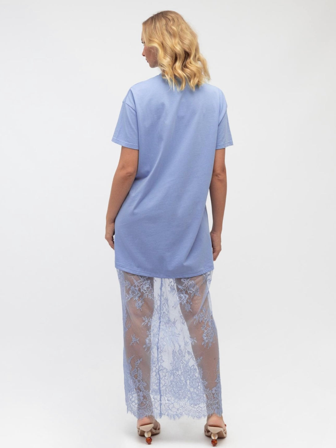 Anika Lace Dress - Blue