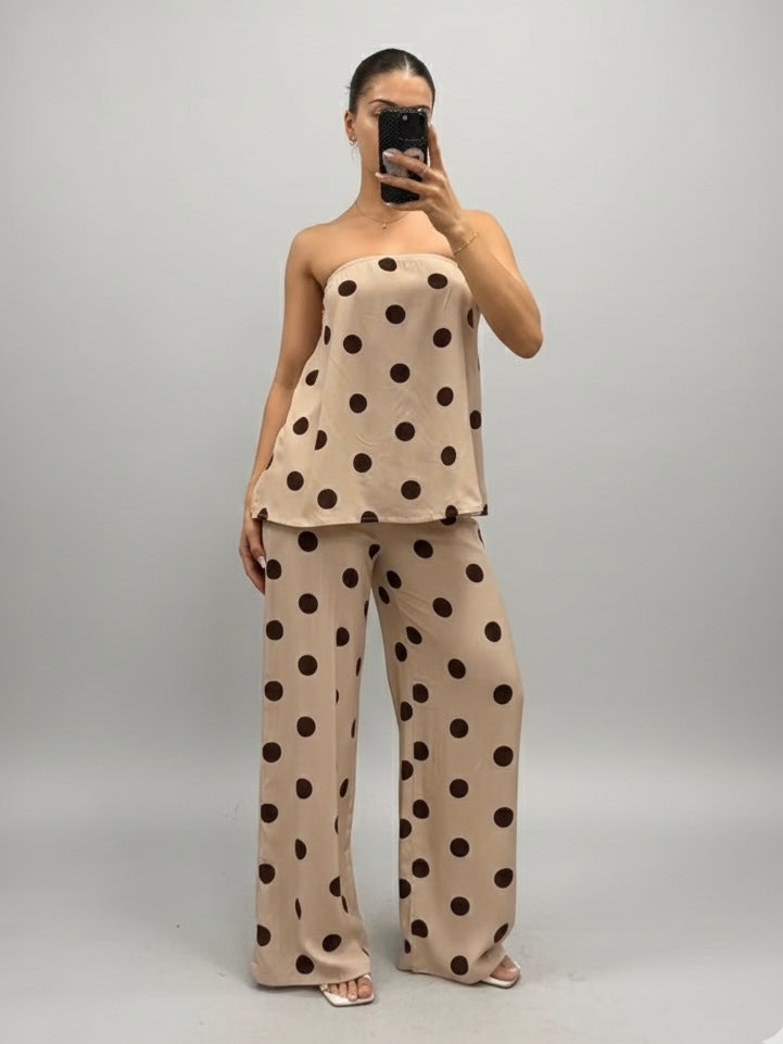 Linden Spot Pant - Beige