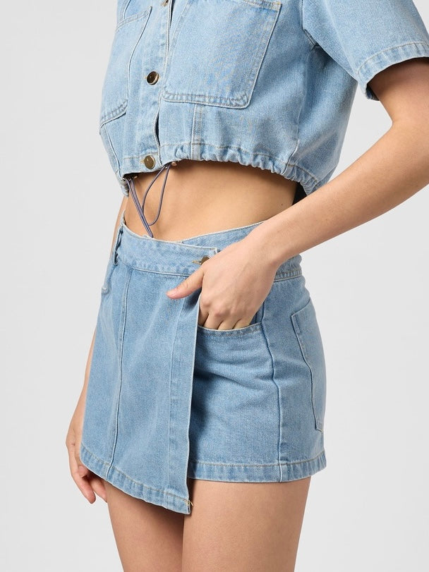 Bennet Denim Skort