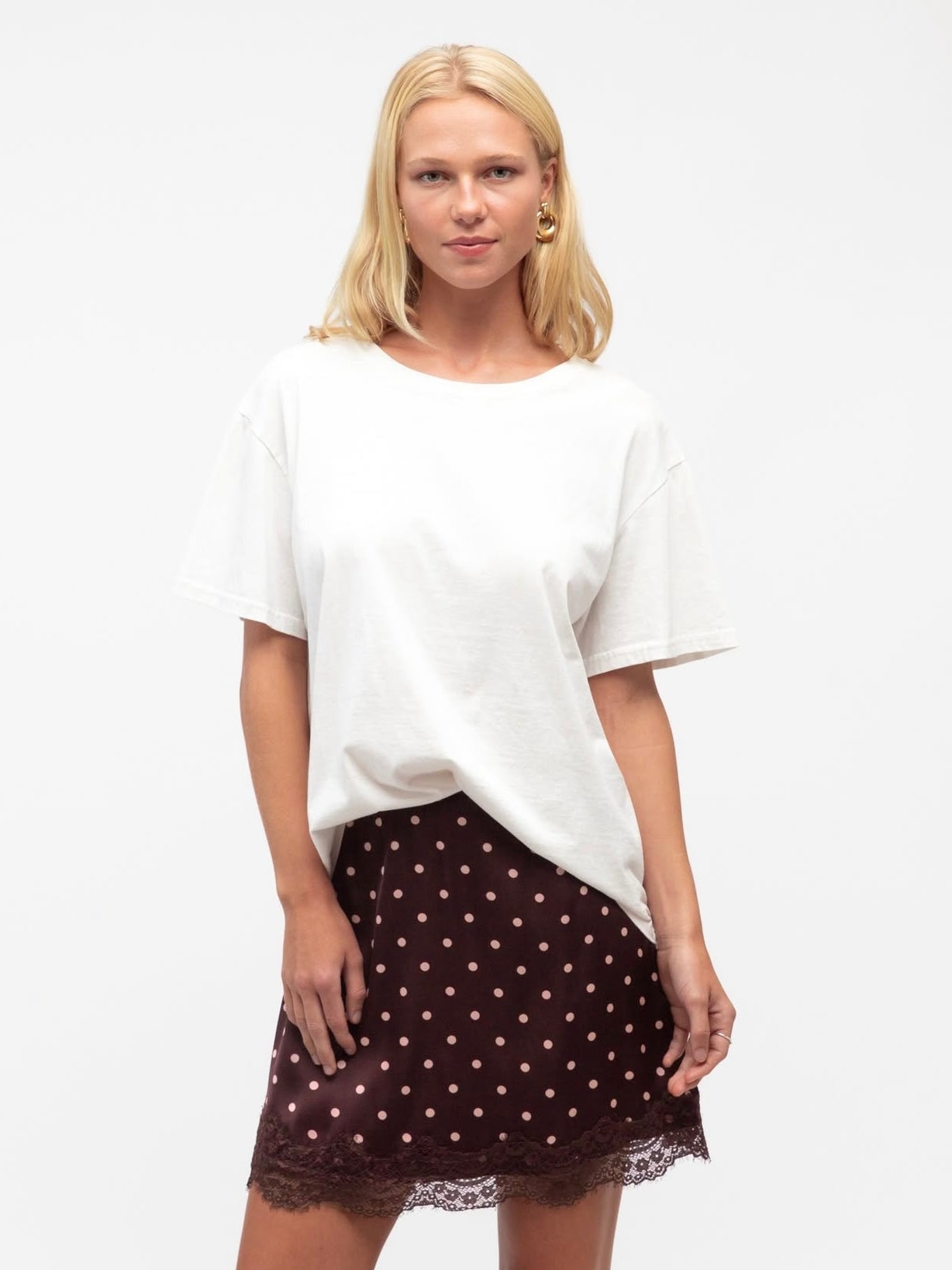 Tasha Spot Mini Skirt