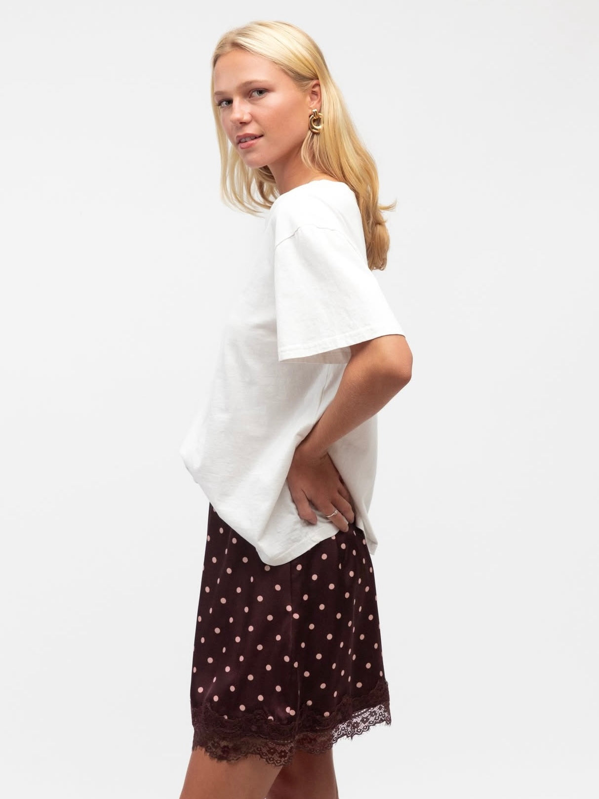 Tasha Spot Mini Skirt