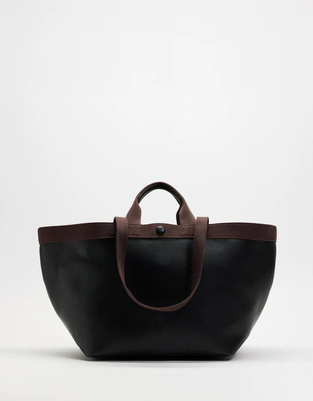 Soki Tote - Black / Chocolate