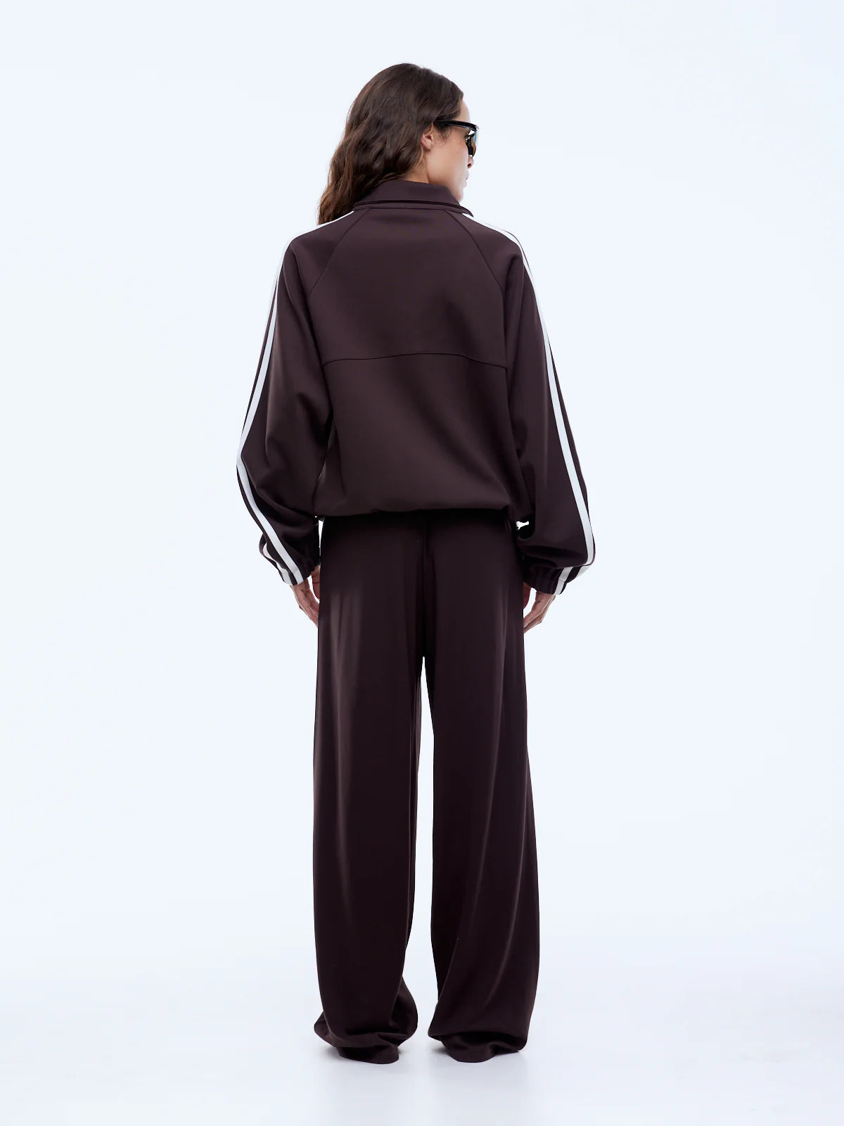 Valentina Stripe Pant - Cocoa