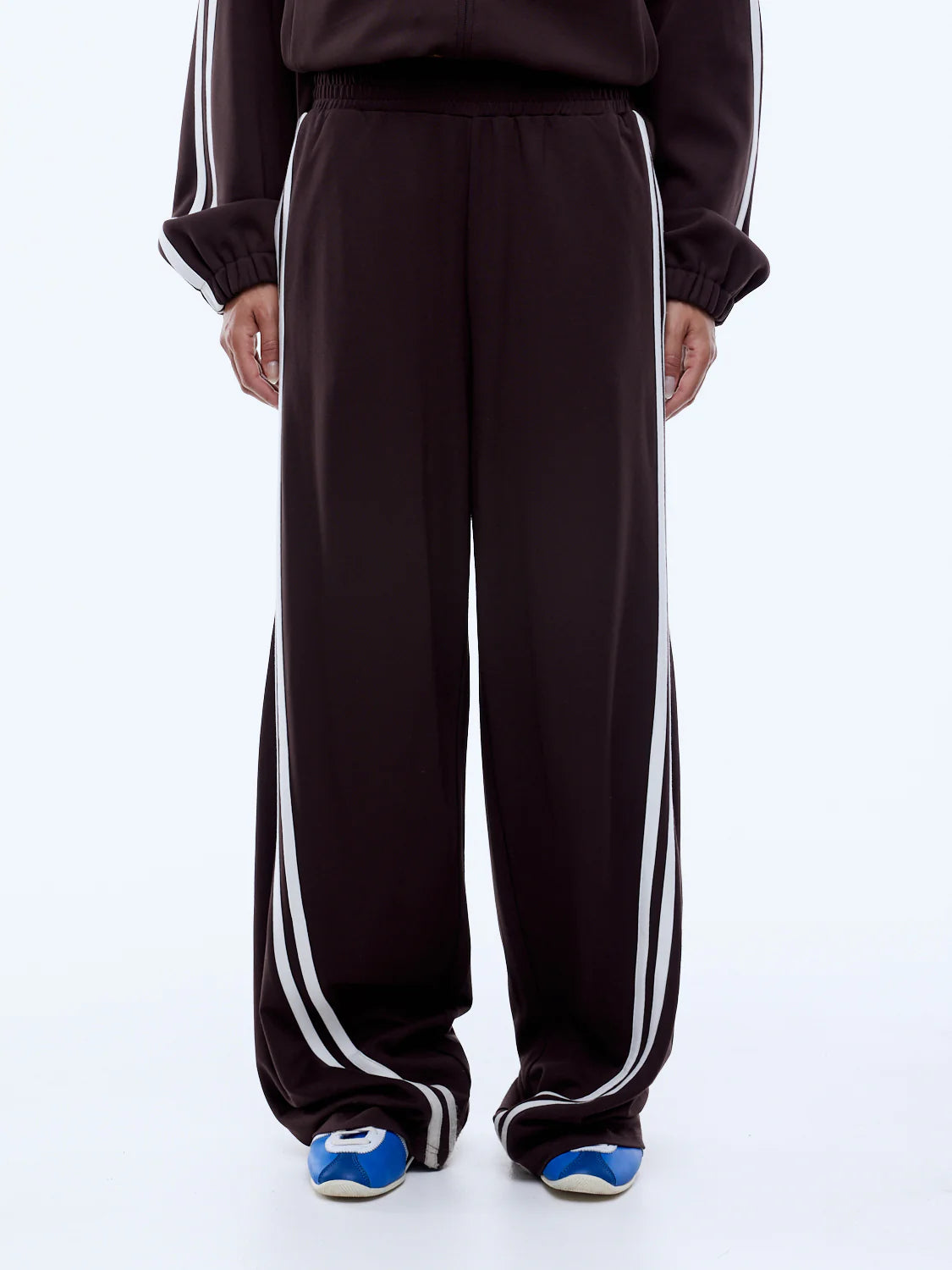 Valentina Stripe Pant - Cocoa