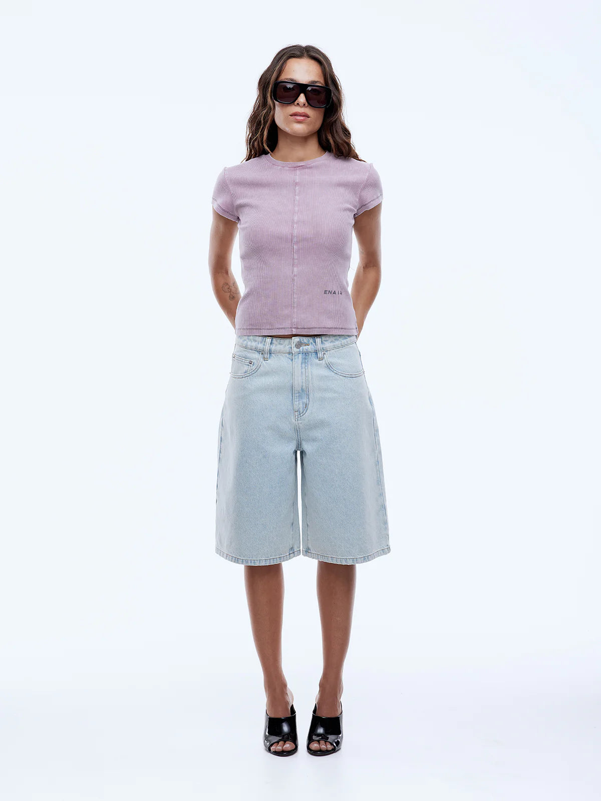 Gracie Bermuda Short - Light Wash