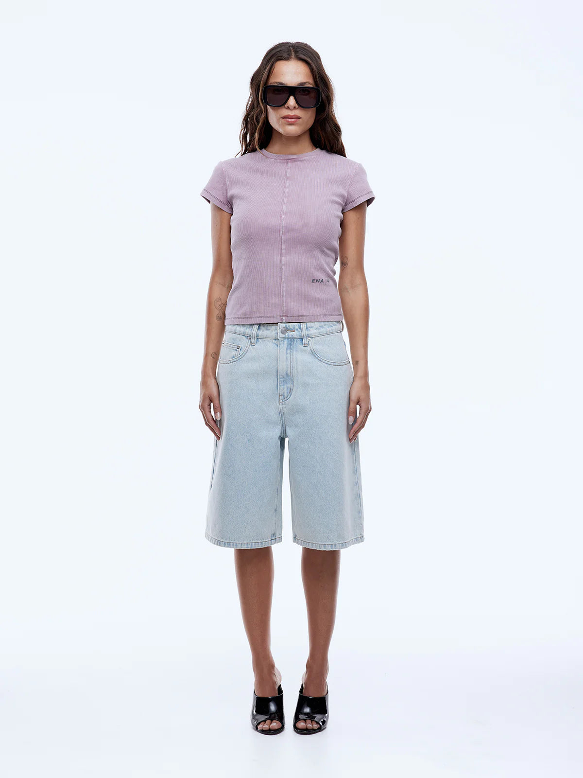 Gracie Bermuda Short - Light Wash