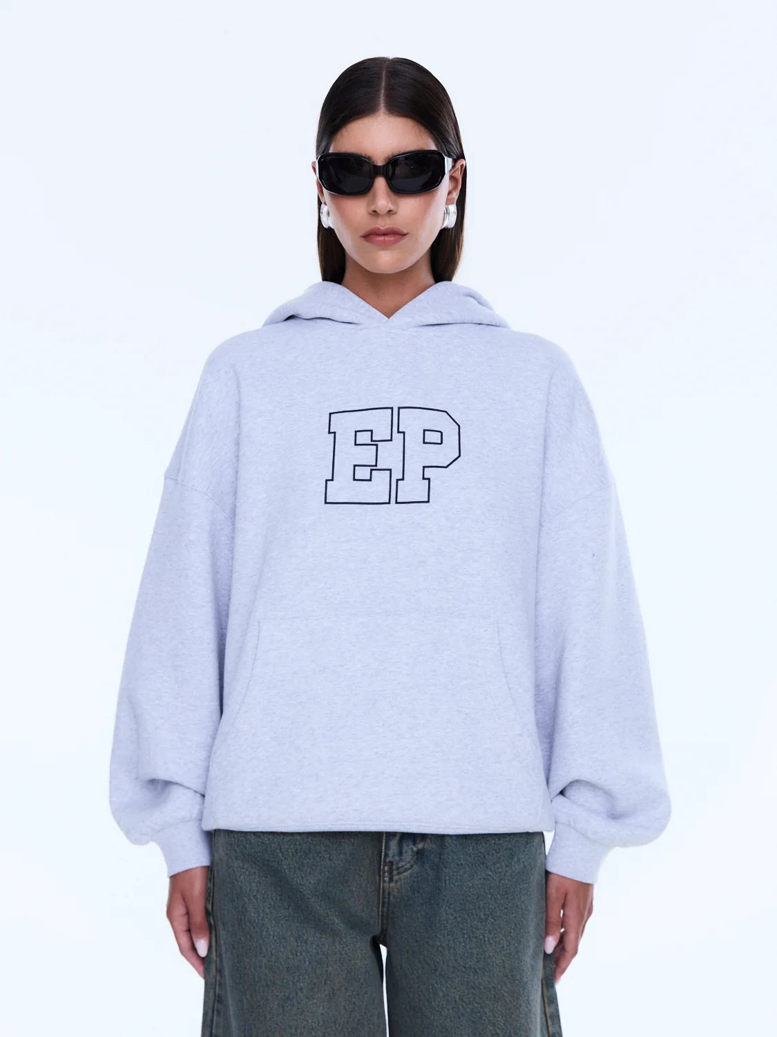Cassie Oversized Hoodie - Grey