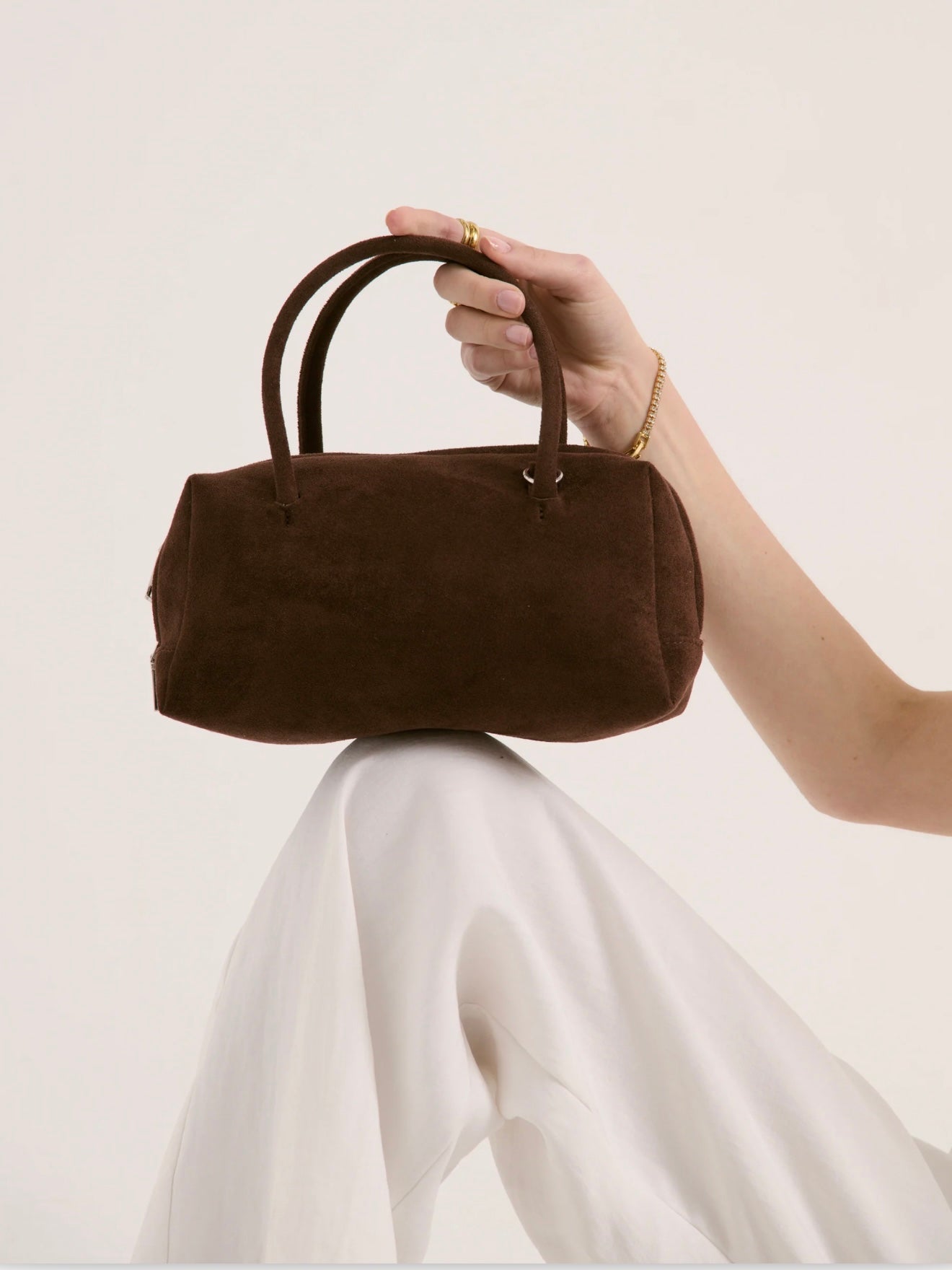 Tory Bag - Chocolate Suede