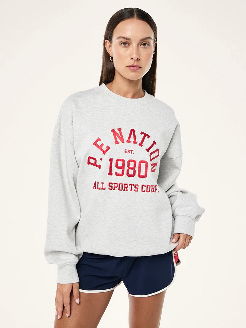 Backspin Sweat - Grey Marle