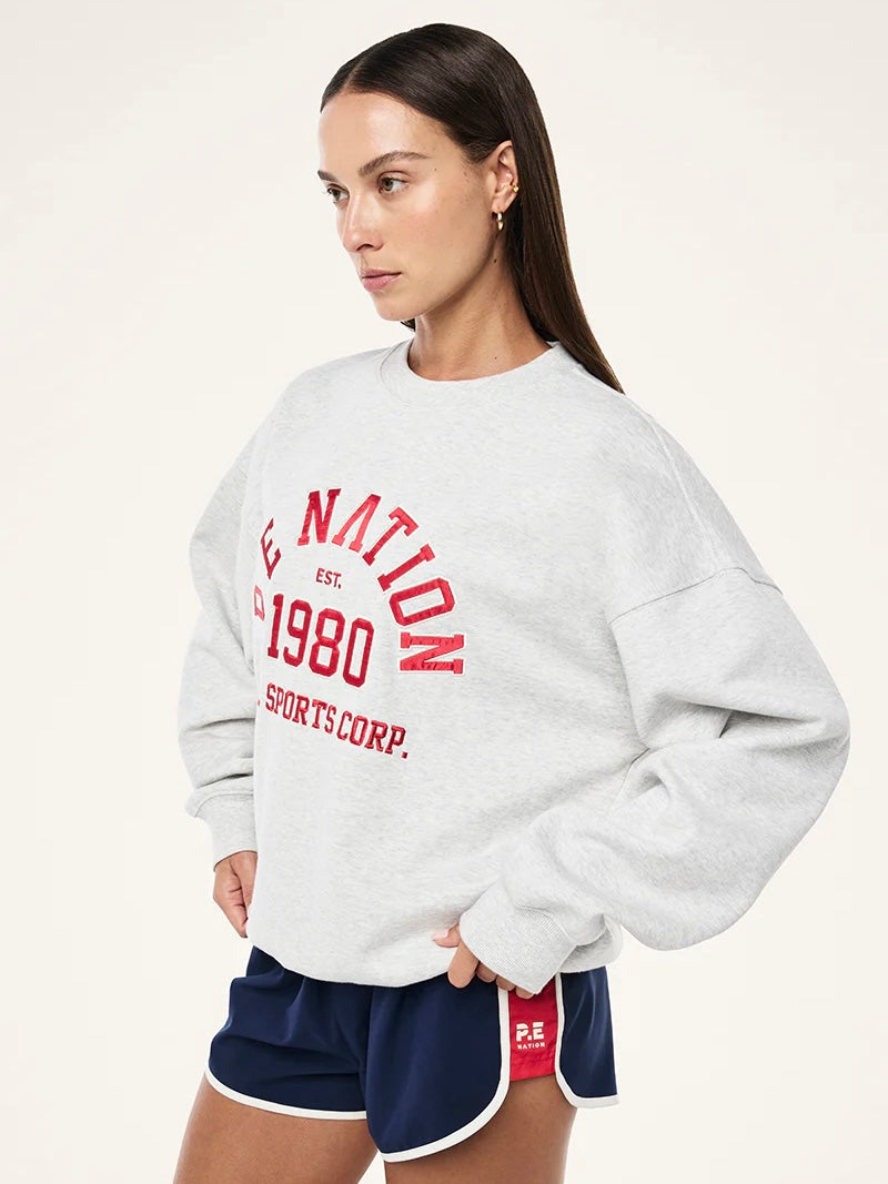 Backspin Sweat - Grey Marle