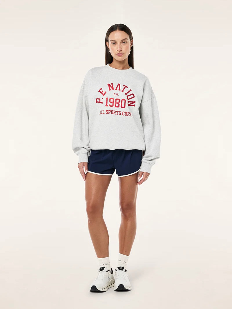 Backspin Sweat - Grey Marle