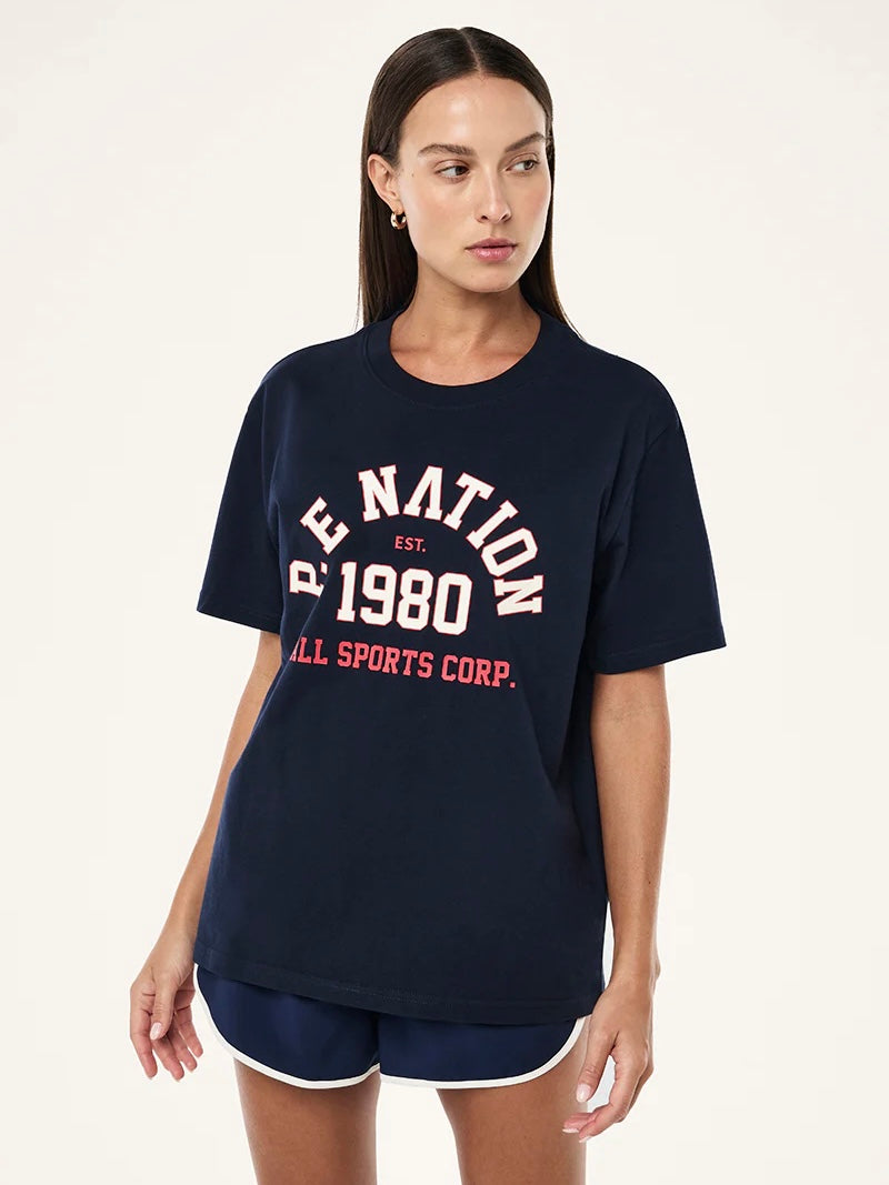 Backspin Tee - Dark Navy