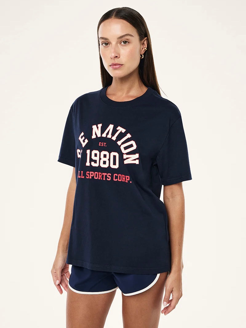 Backspin Tee - Dark Navy
