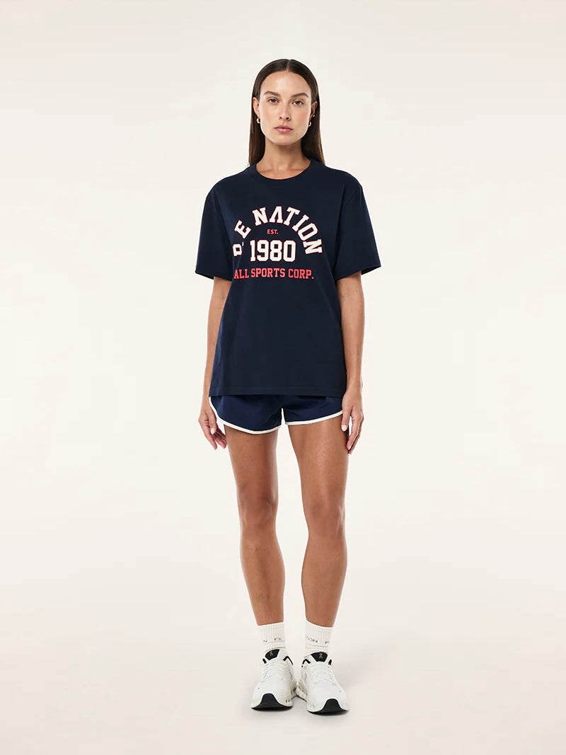 Backspin Tee - Dark Navy