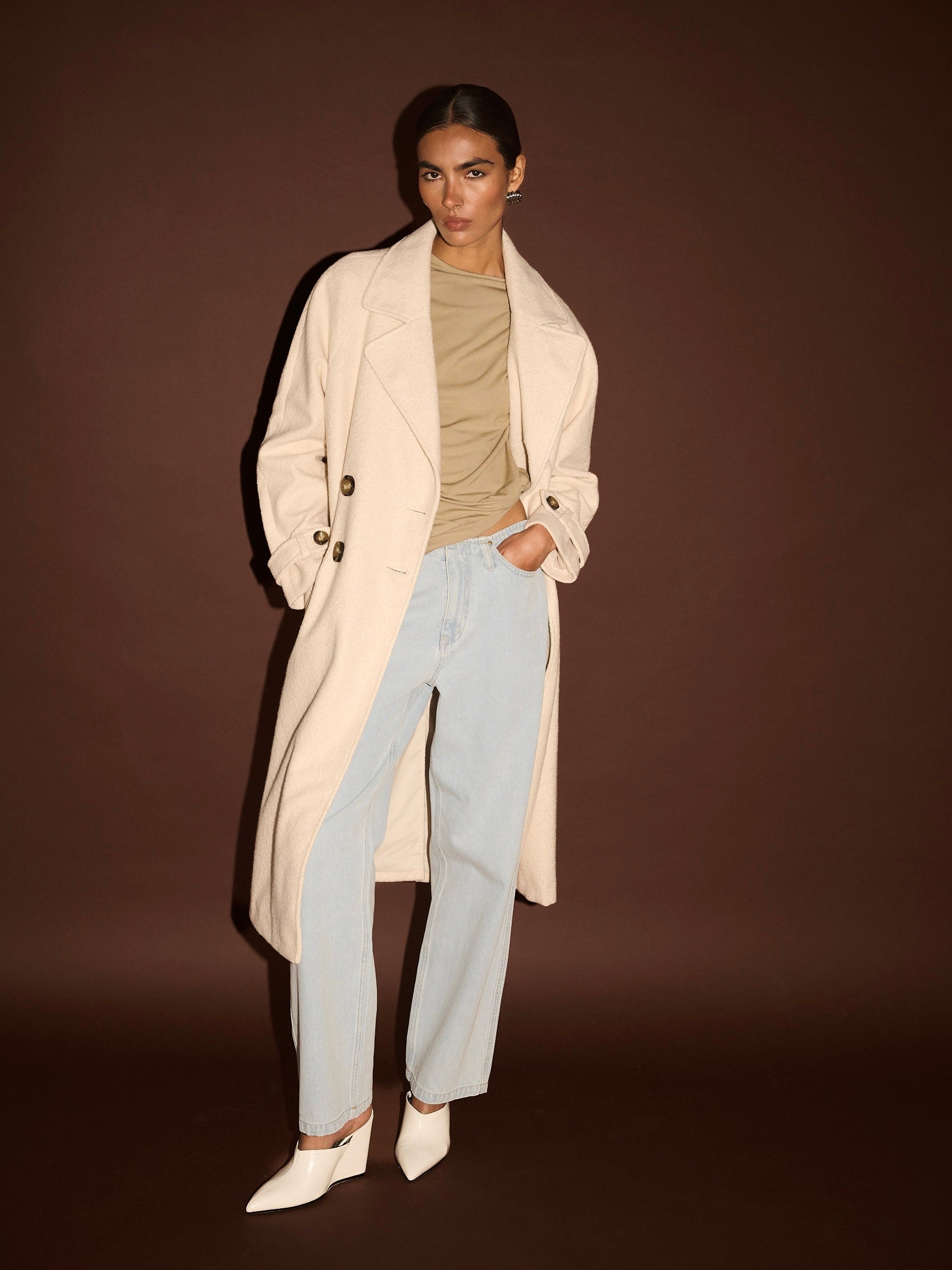 Haven  Boucle Coat
