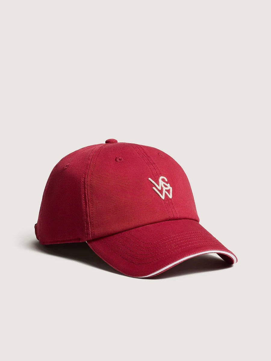 V&W Tipped Cap - Scarlet