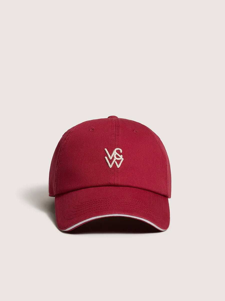 V&W Tipped Cap - Scarlet