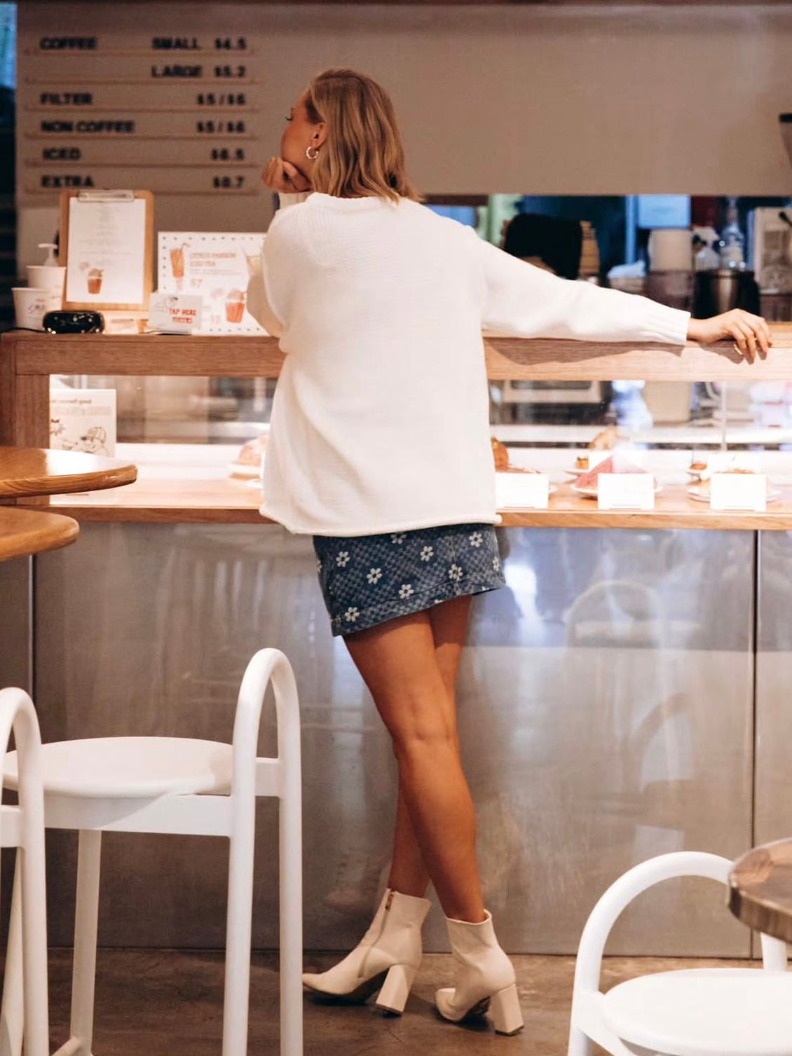 Antonia Knit - White