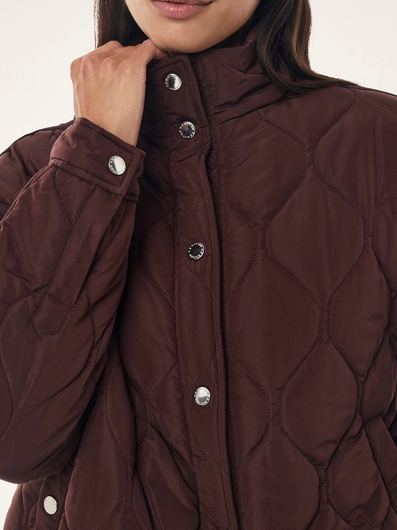 Surge Quilt Jacket - Mahogany