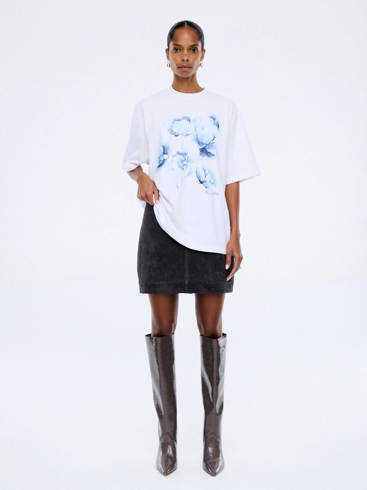 Sophia Relaxed Tee - White