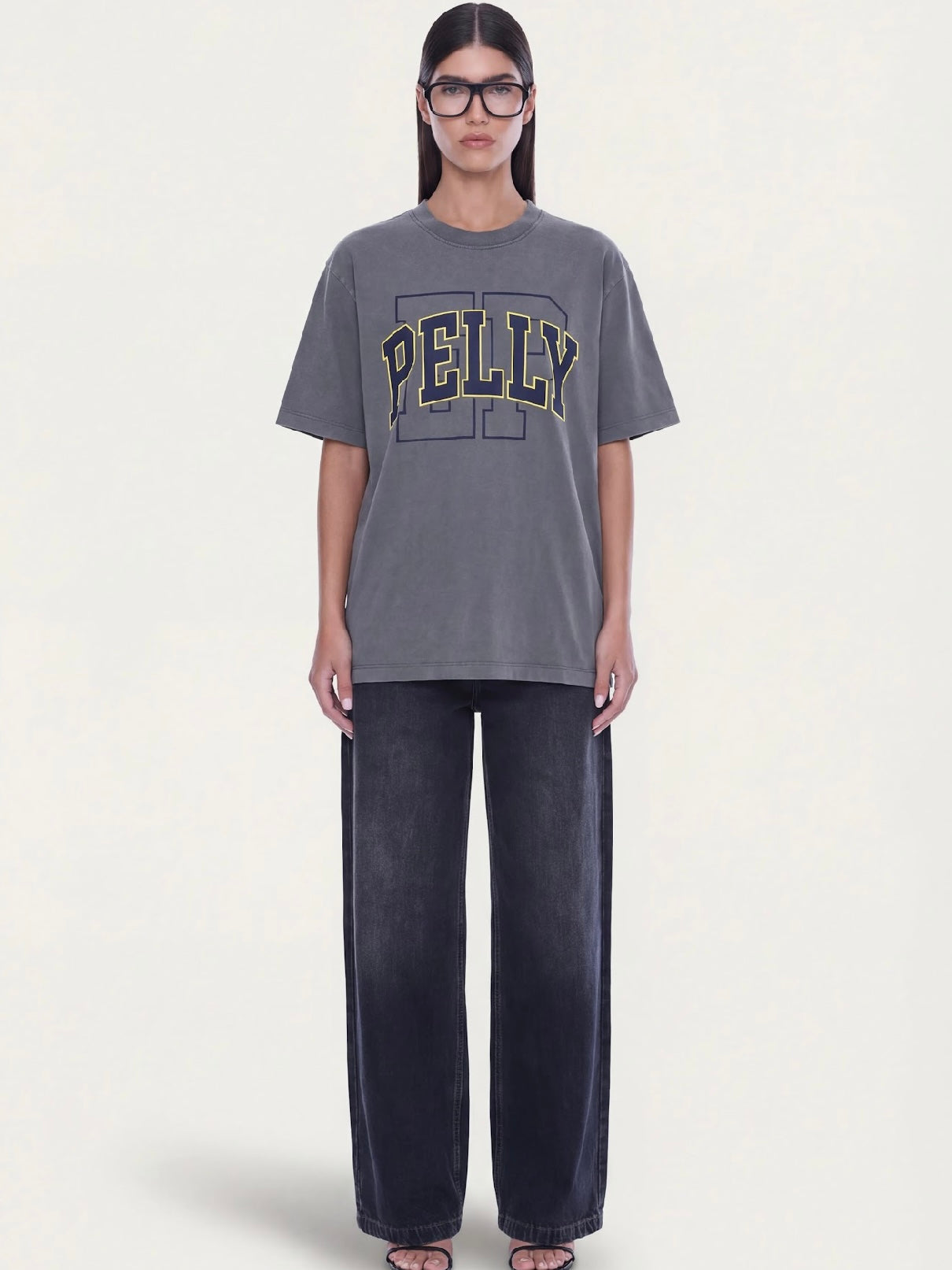 Sophia Relaxed Tee - Washed Grey